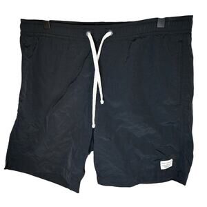 Modern Amusement Swim Trunks Black Men’s Small Lined